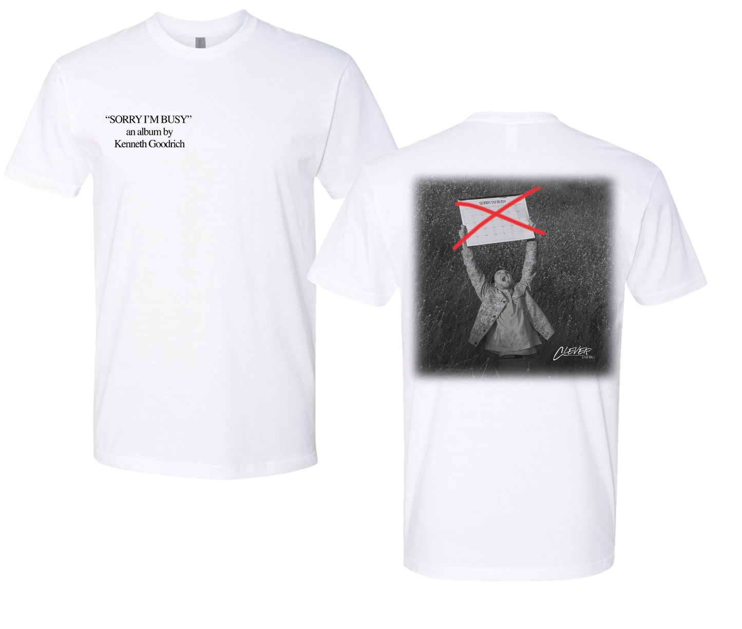 SORRY I'M BUSY album t-shirt