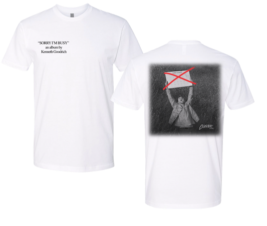 SORRY I'M BUSY album t-shirt